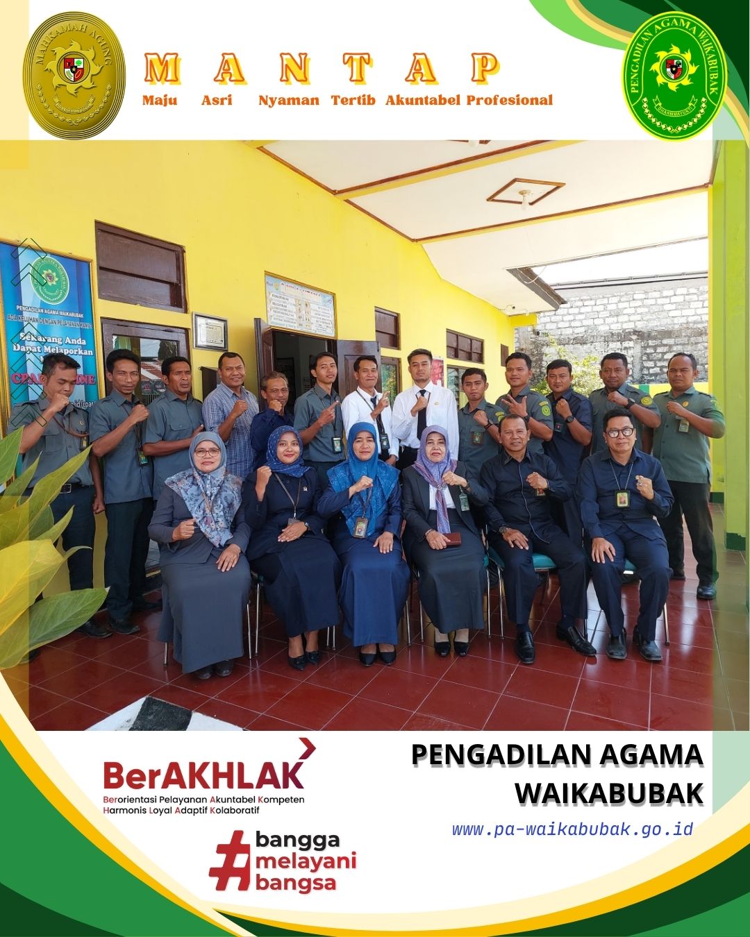 KPTA Kupang dan Panitera Laksanakan Pembinaan di PA Waikabubak