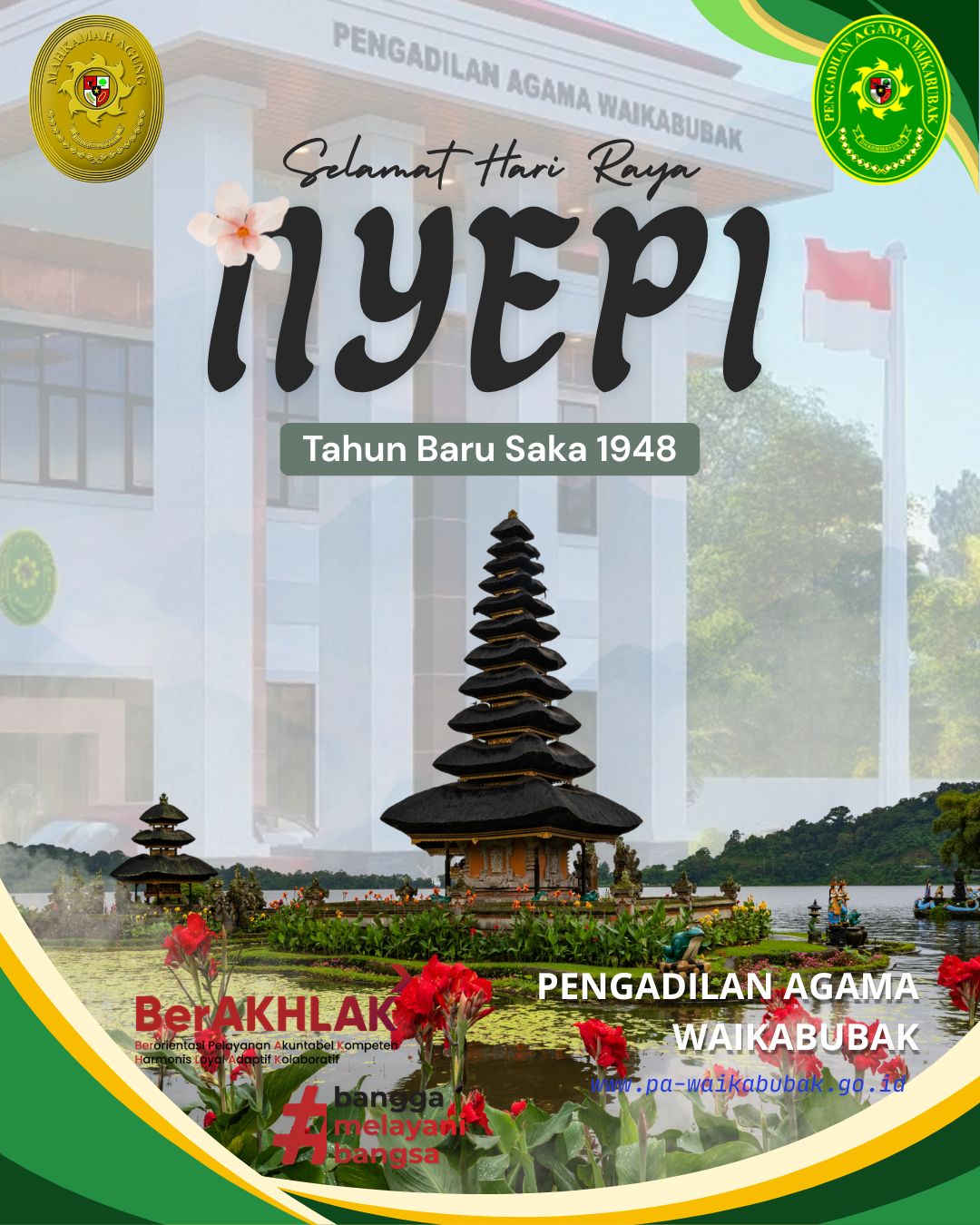 PA Waikabubak Ucapkan Selamat Hari Raya Nyepi Tahun Baru Saka 1948