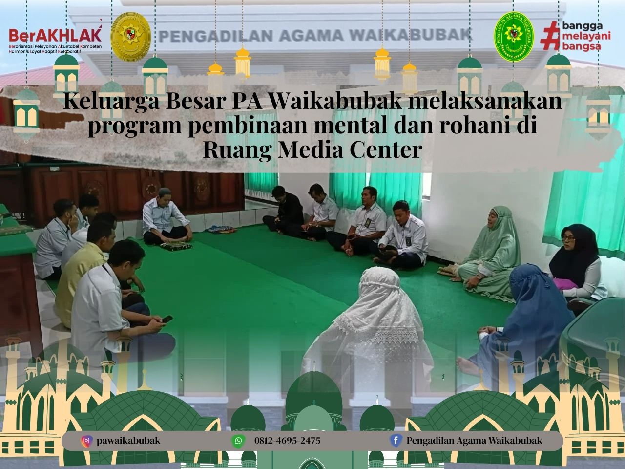 Perkuat Integritas Lewat Rohani, PA Waikabubak Gelar Bimbingan Mental 2026