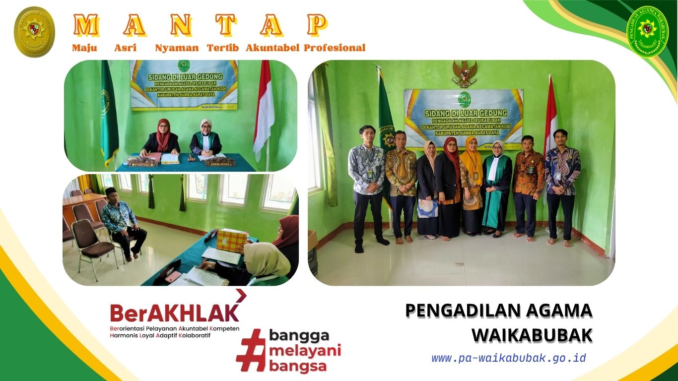 PA Waikabubak Gelar Sidang Keliling di Kecamatan Kodi, Sumba Barat Daya