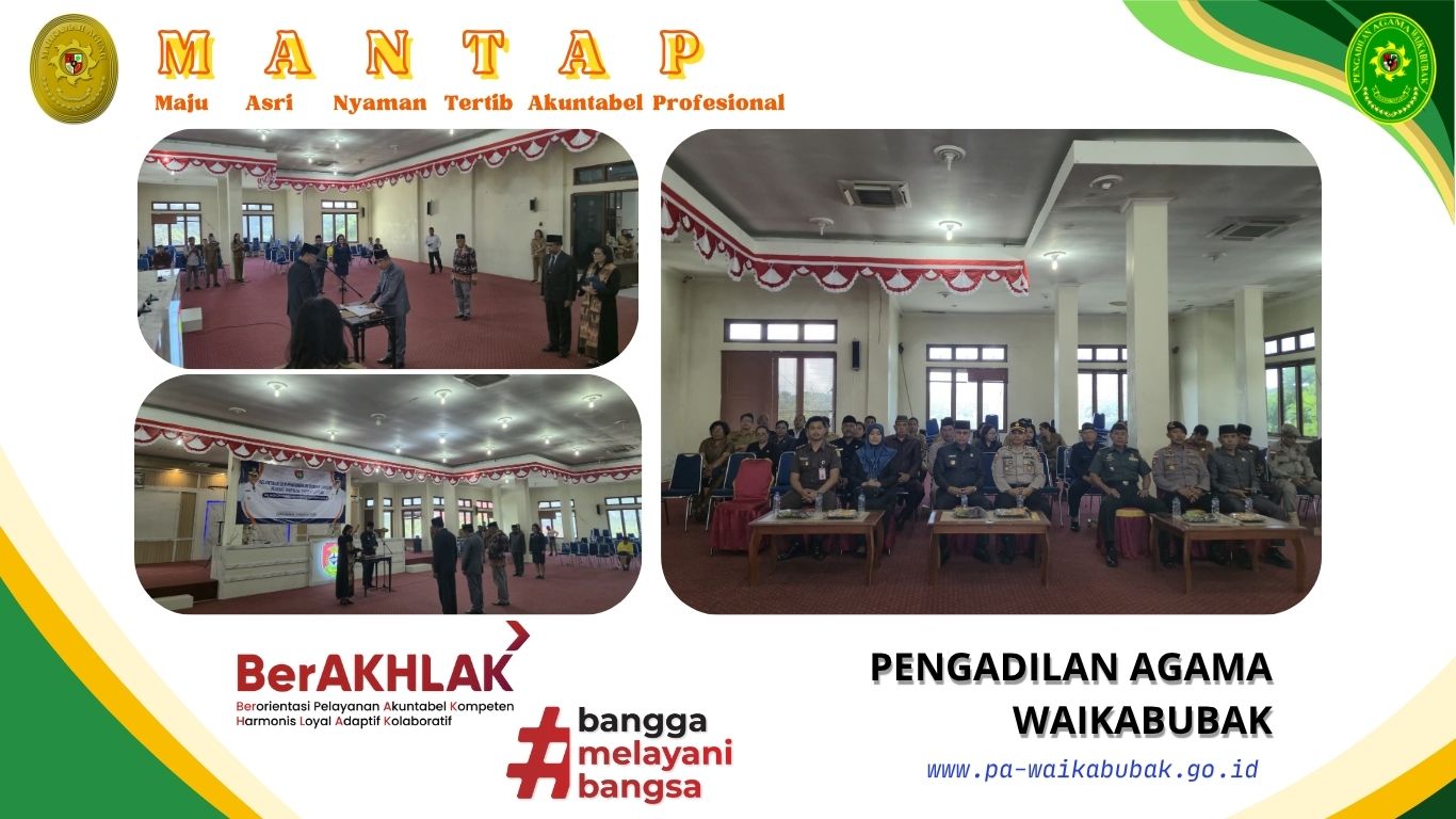 PA Waikabubak Hadiri Pelantikan Pejabat Pimpinan Tinggi Pratama Pemkab Sumba Barat