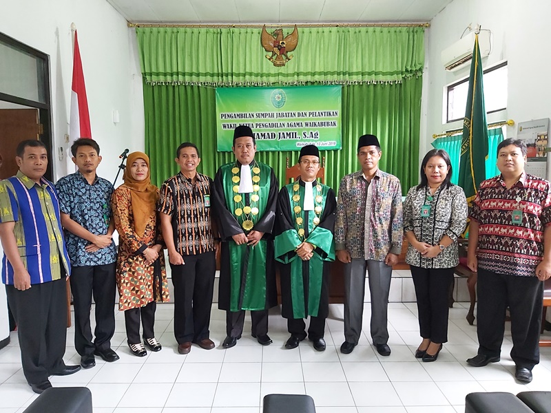 PELANTIKAN WAKIL KETUA PENGADILAN AGAMA WAIKABUBAK
