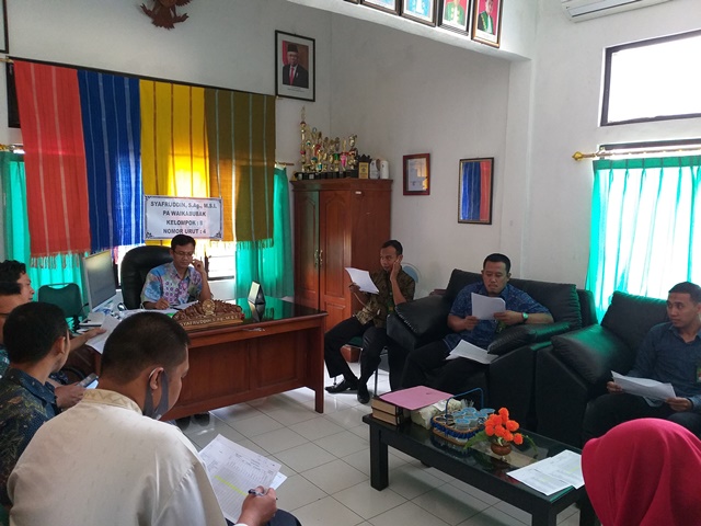 Rapat Evaluasi Hasil Penilaian Triwulan I Tahun 2020